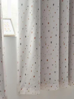 Next Natural Terrazzo Eyelet Blackout Curtains Hot