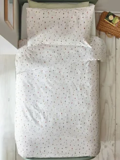 Next Natural Terrazzo Print Duvet Cover and Pillowcase Set Hot