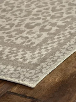 Next Natural Washable Leopard Print Doormat Hot