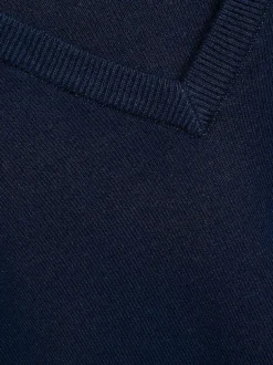 Next 2 Pack Knitted V-Neck Jumper (3-16yrs) Navy Online