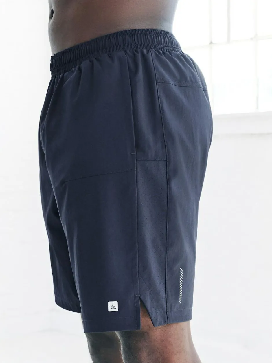 Next 9 Inch Active Gym Sports Shorts Navy Blue New