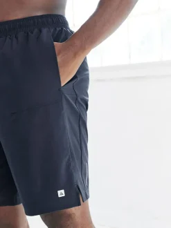 Next 9 Inch Active Gym Sports Shorts Navy Blue New