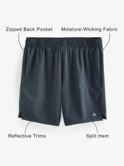 Next 7 Inch Active Gym Sports Shorts Navy Blue Sale
