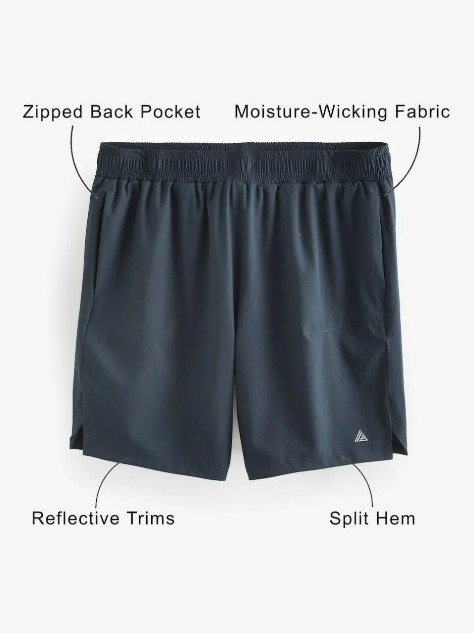 Next 7 Inch Active Gym Sports Shorts Navy Blue Sale