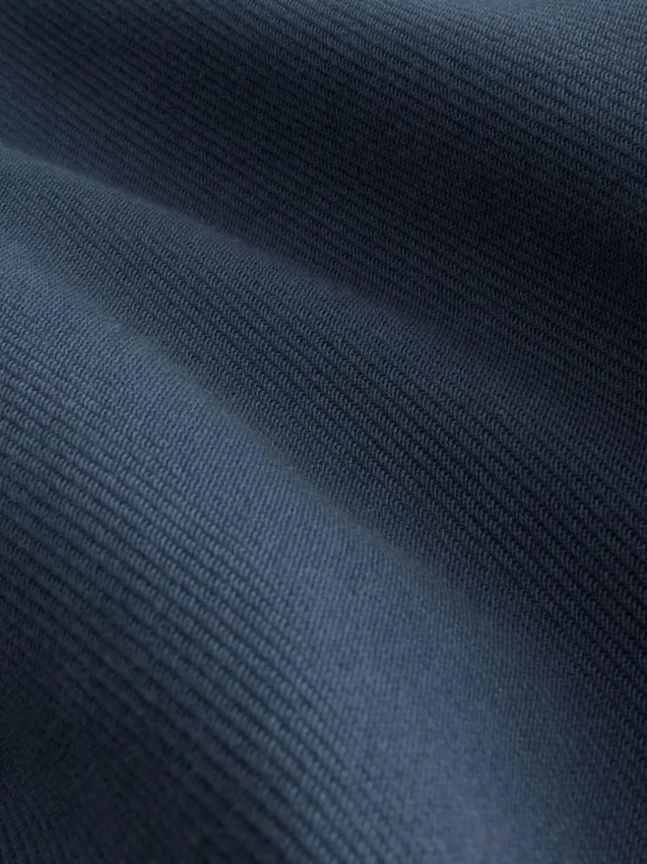 Next Borg Fleece Lined Shacket Navy Blue
