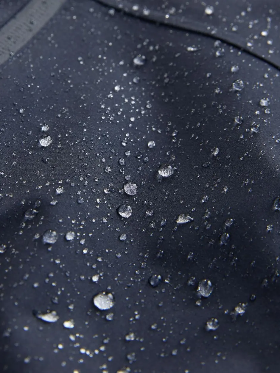 Next DryTech Waterproof Hooded Jacket Navy Blue Clearance