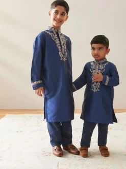 Next Navy Blue Eid Kurta (3mths-16yrs) Outlet