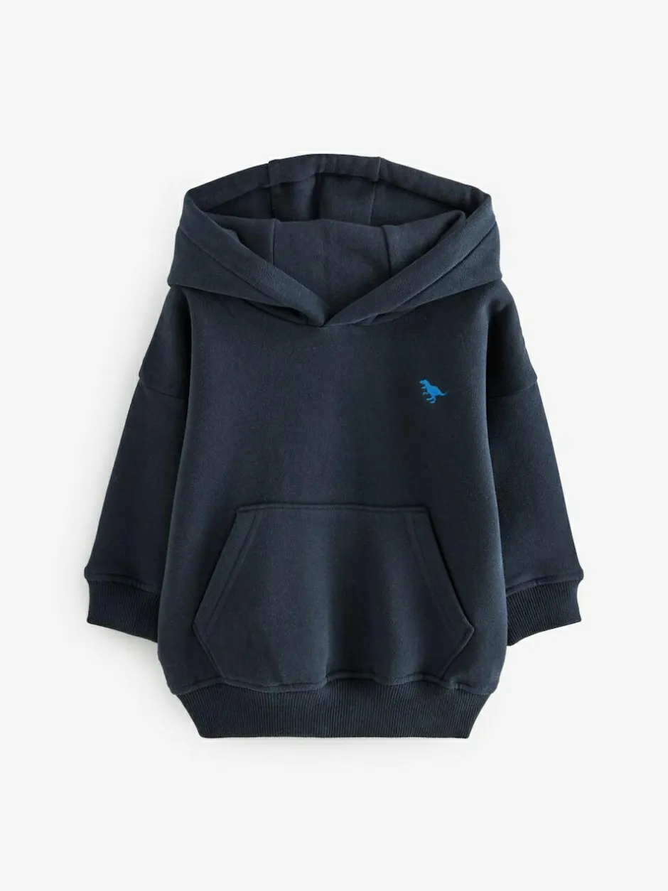 Next Long Sleeve Soft Touch Hoodie (3mths-7yrs) Navy Blue Hot