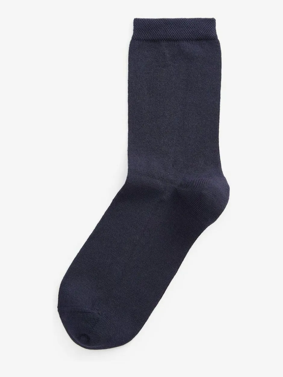 Next Modal Ankle Socks 4 Pack Navy Blue Outlet