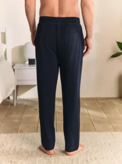 Next Open Loopback Soft Touch Cuffed Joggers Navy Blue Hot