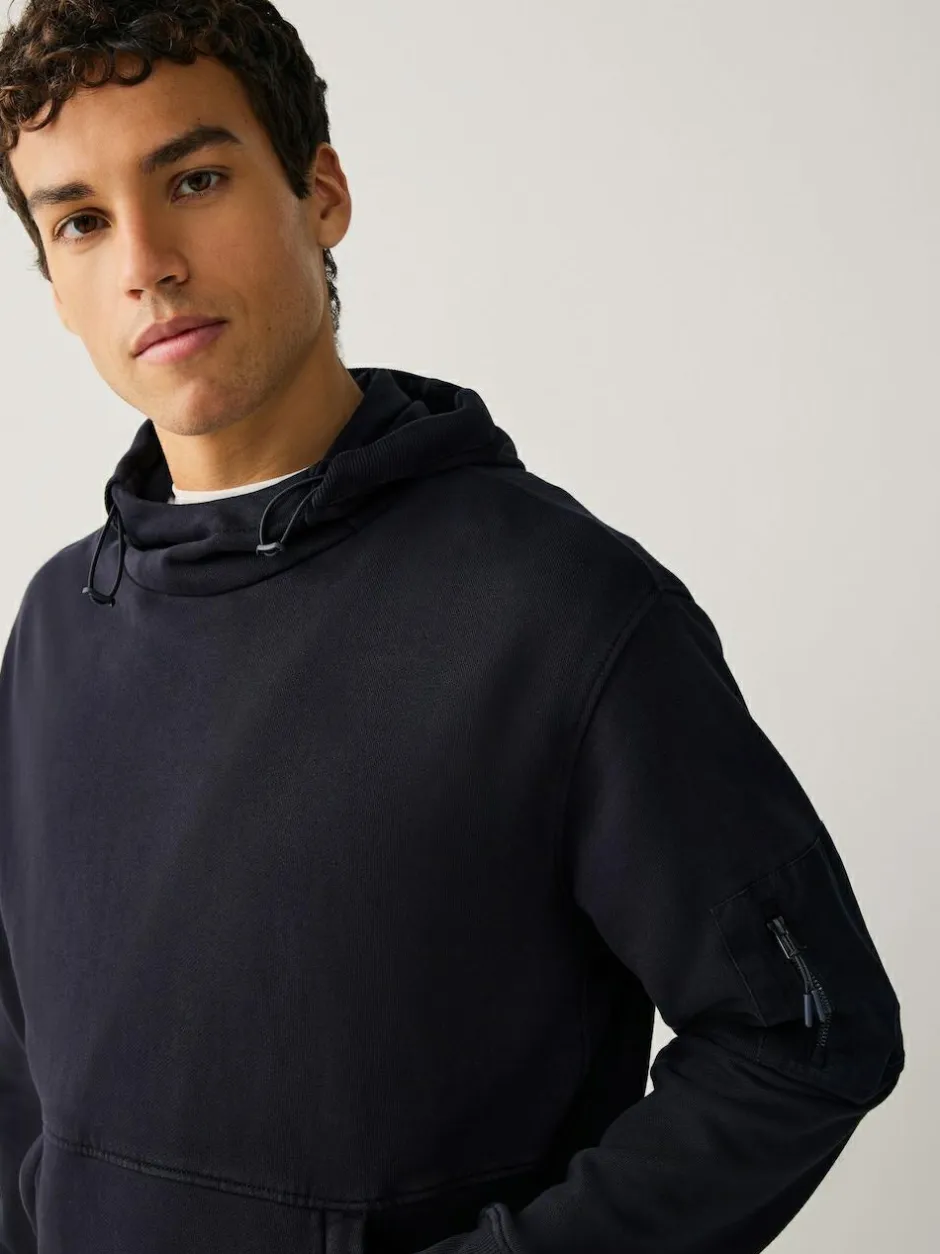 Next Overhead Hoodie Utility Navy Blue Outlet