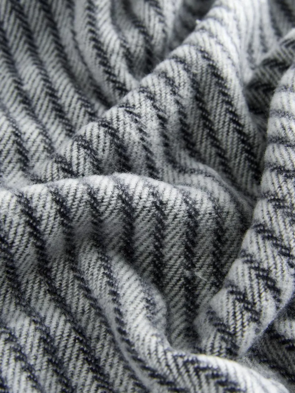 Next Navy Blue Pinstripe Woven Scarf Online