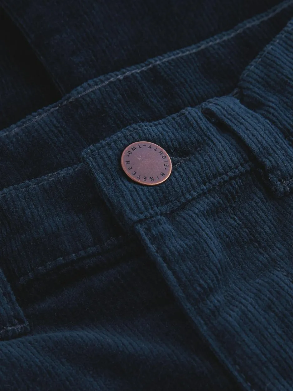 Next Regular Fit Corduroy Trousers (3-16yrs) Navy Blue Sale
