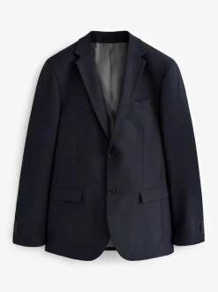 Next Regular Fit Essential Suit Jacket Navy Blue New