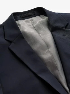 Next Regular Fit Essential Suit Jacket Navy Blue New