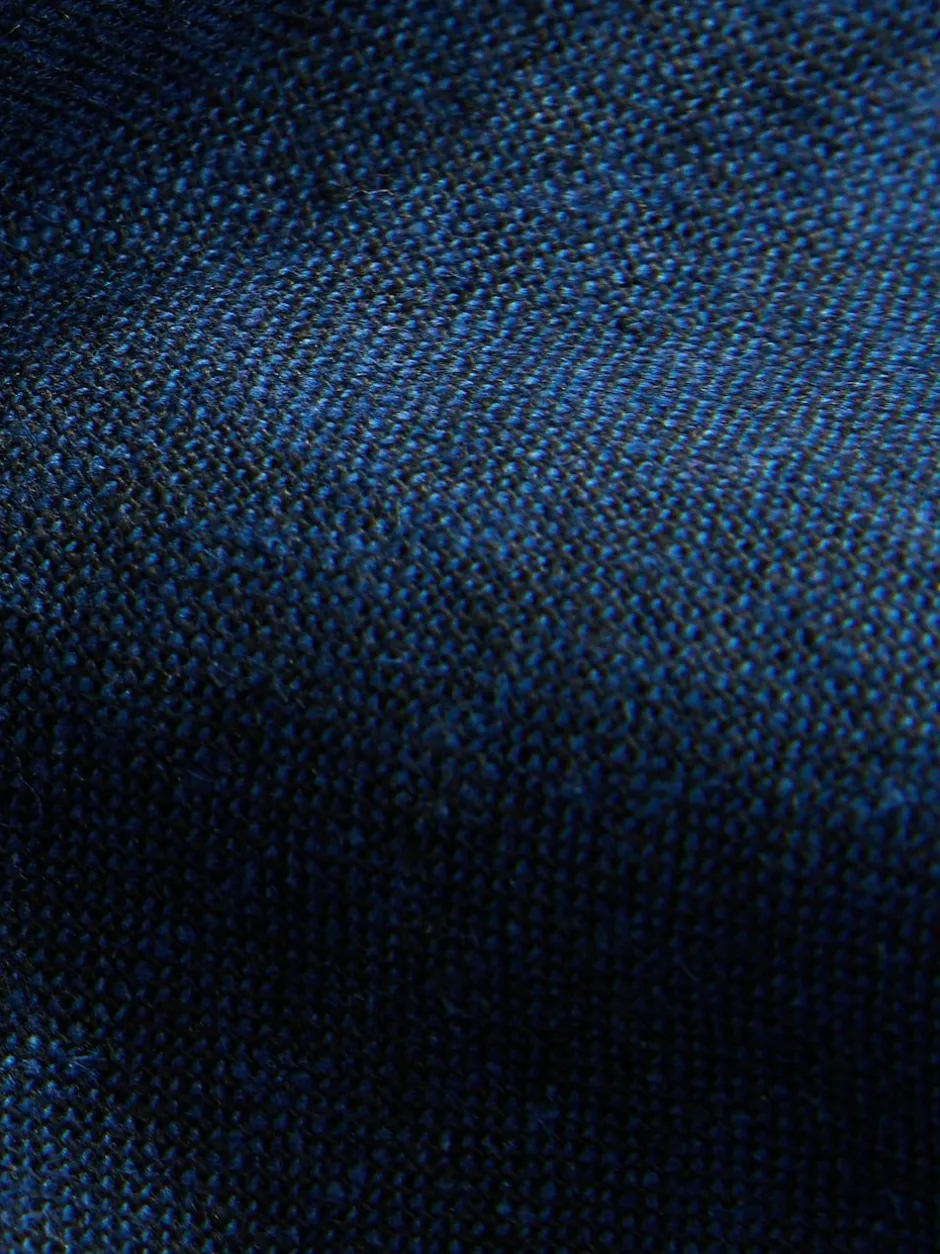 Next Regular Fit Linen Blend Pull on Trousers (3mths-7yrs) Navy Blue Outlet