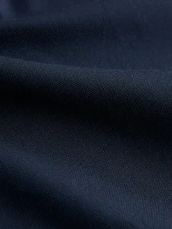 Next Regular Fit Short Sleeve Easy Iron Button Down Oxford Shirt Navy Blue Clearance