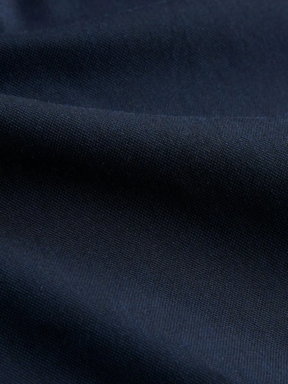 Next Regular Fit Short Sleeve Easy Iron Button Down Oxford Shirt Navy Blue Clearance