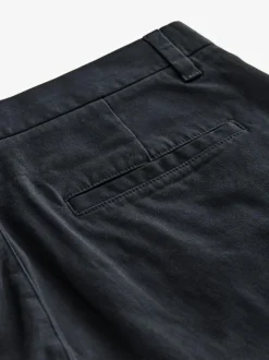 Next Navy Blue Relaxed Fit Stretch Chinos Trousers Discount
