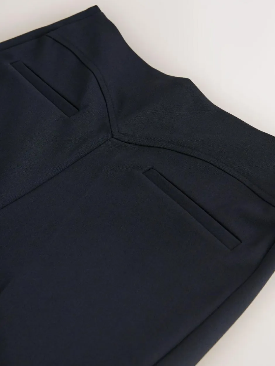 Next Sculpting Military Trousers Navy Blue Outlet