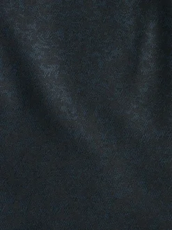 Next Navy Blue Slim Fit Jacquard Pattern Tuxedo Suit Jacket Hot