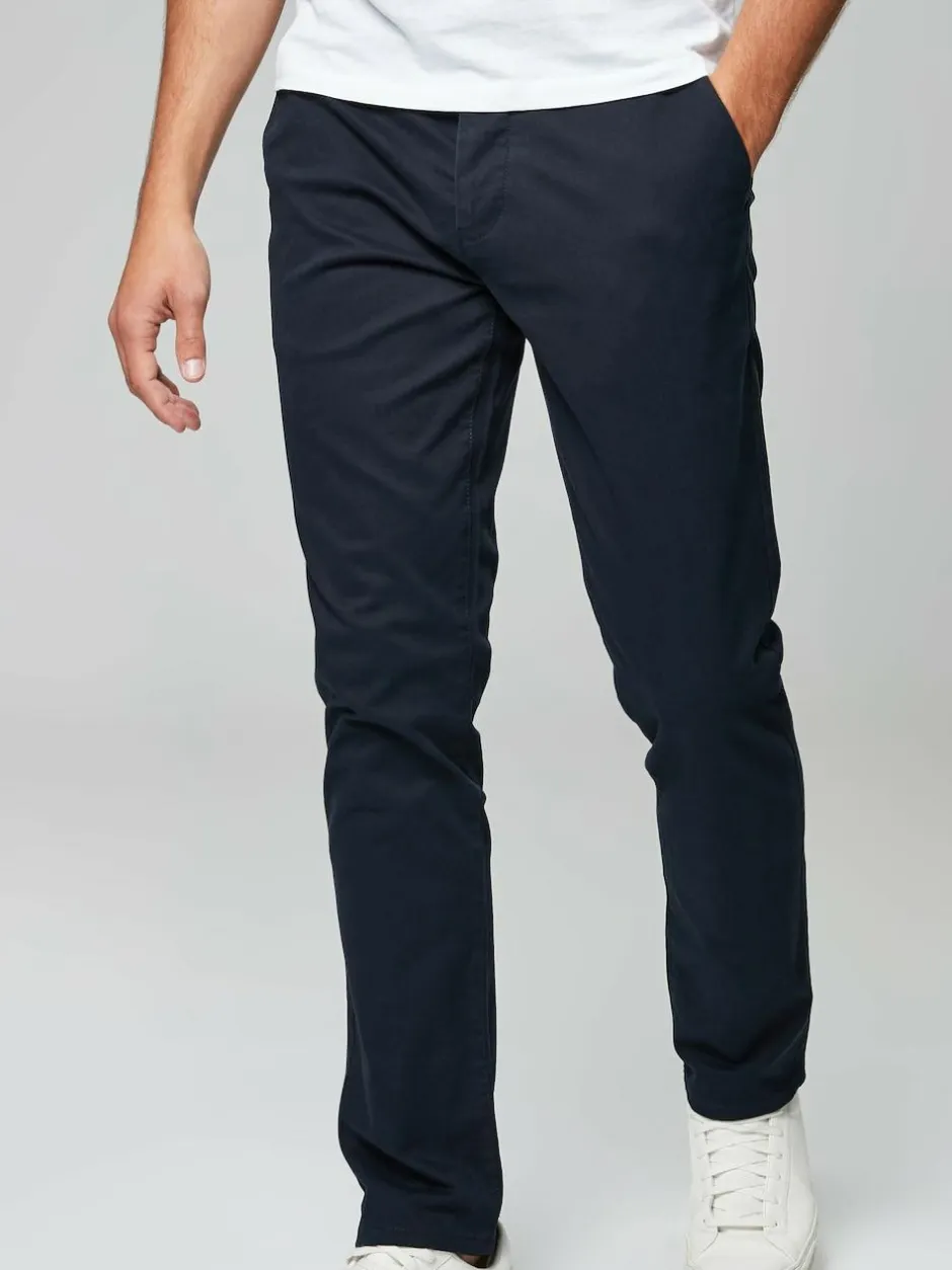 Next Navy Blue Slim Fit Stretch Chinos Trousers Discount