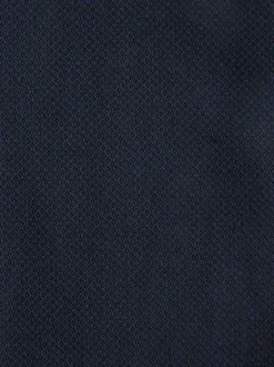 Next Navy Blue Slim Fit Textured Suit Trousers New