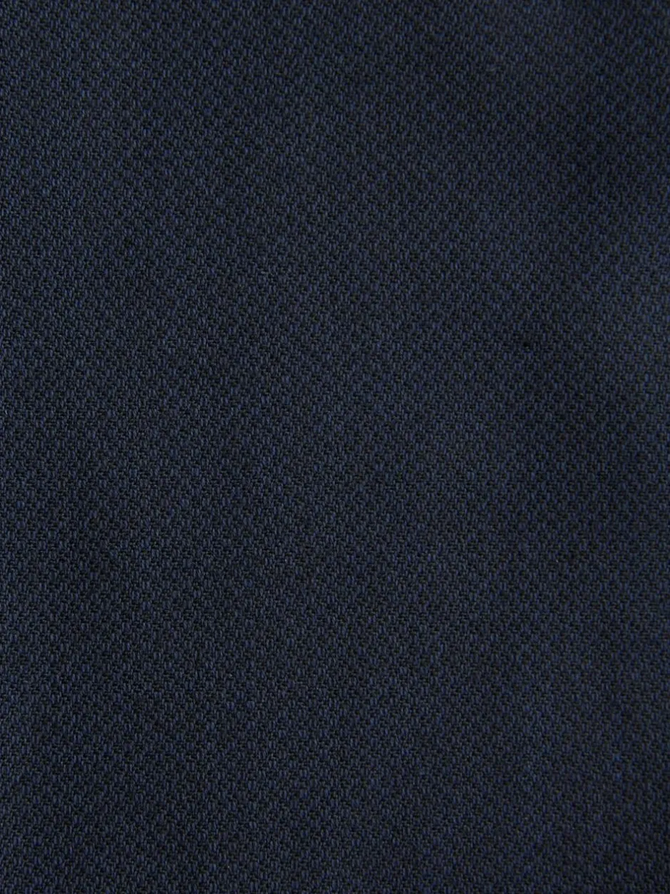Next Navy Blue Slim Fit Textured Suit Trousers New