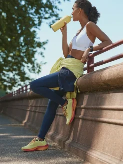 Next Sports Dry Tech Tummy Control High Waist Full Length Legging Navy Blue Discount