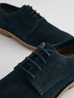 Next Suede Desert Shoes Navy Blue Discount