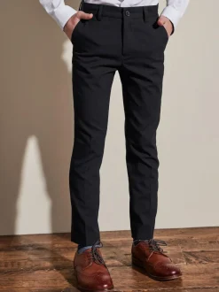 Next Navy Blue Suit Trousers (12mths-16yrs) New