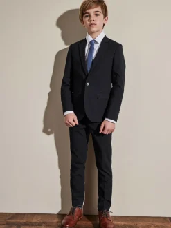 Next Navy Blue Suit Trousers (12mths-16yrs) New