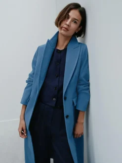 Next Superwide Pleated Trousers Navy Blue Best