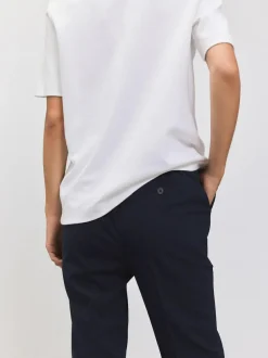 Next Tailored Bootcut Trousers With Wool Navy Blue Discount