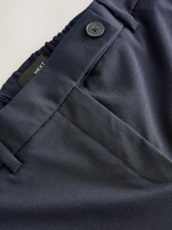 Next Tailored Bootcut Trousers With Wool Navy Blue Discount