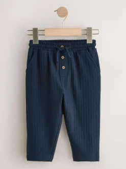 Next Textured Jersey Joggers (3mths-7yrs) Navy Blue New