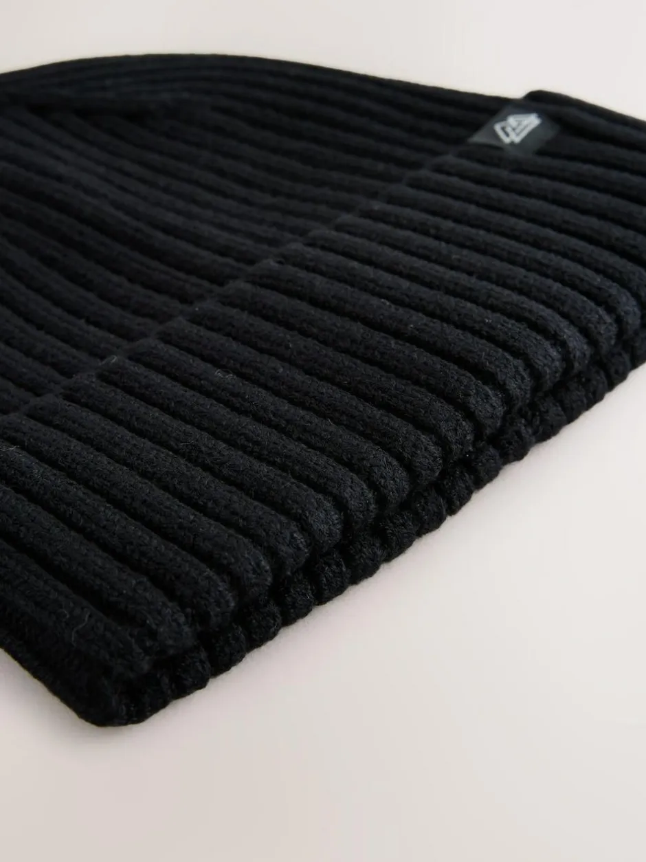 Next Knitted Beanie Hats 3 Pack (1-16yrs) Navy Blue/Black Clearance