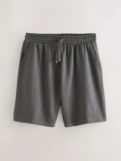 Next Loopback Soft Touch Shorts 3 Pack Navy Blue/Grey/Black Outlet