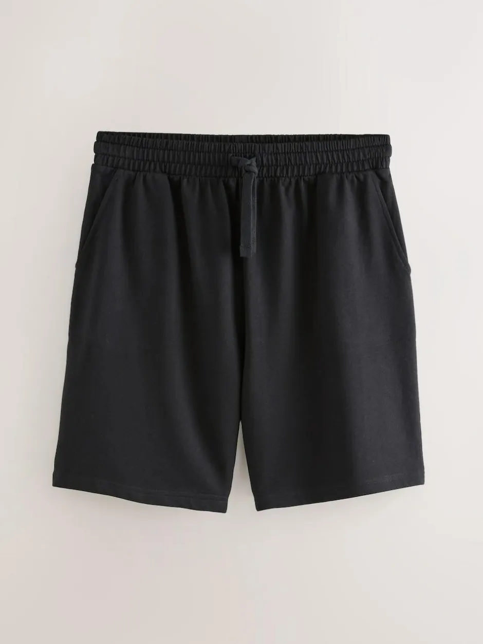Next Loopback Soft Touch Shorts 3 Pack Navy Blue/Grey/Black Outlet
