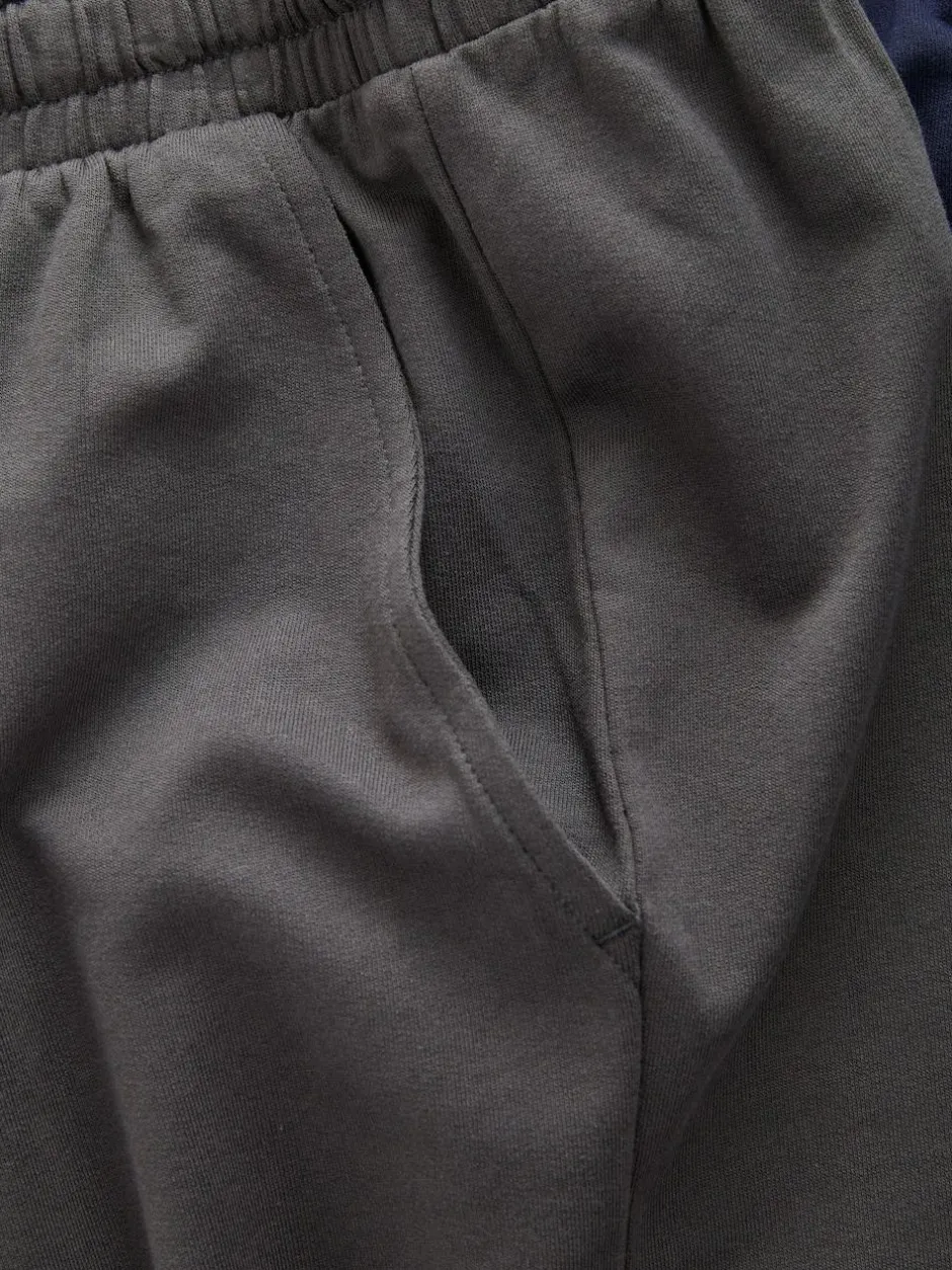 Next Loopback Soft Touch Shorts 3 Pack Navy Blue/Grey/Black Outlet