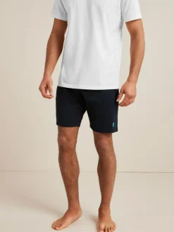 Next Loopback Soft Touch Shorts 3 Pack Navy Blue/Grey/Black Outlet