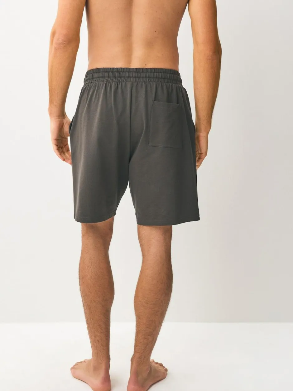 Next Loopback Soft Touch Shorts 3 Pack Navy Blue/Grey/Black Outlet