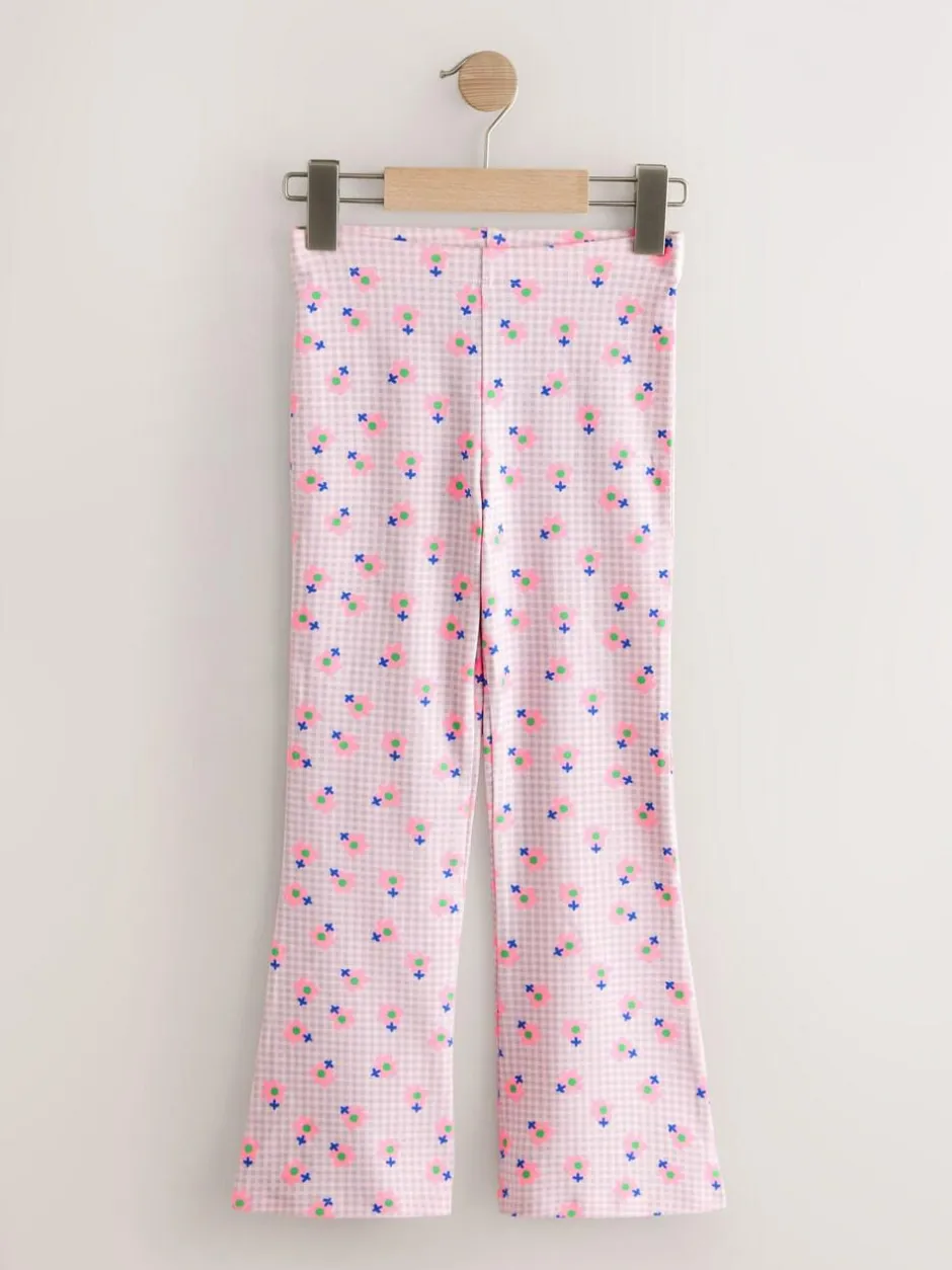 Next 4 Pack Flared Leggings (3-16yrs) Navy Blue/Pink Floral Online