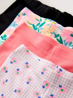 Next 4 Pack Flared Leggings (3-16yrs) Navy Blue/Pink Floral Online