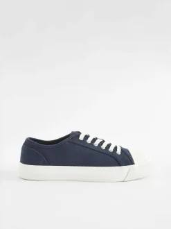 Next Canvas Baseball Trainers Navy Hot