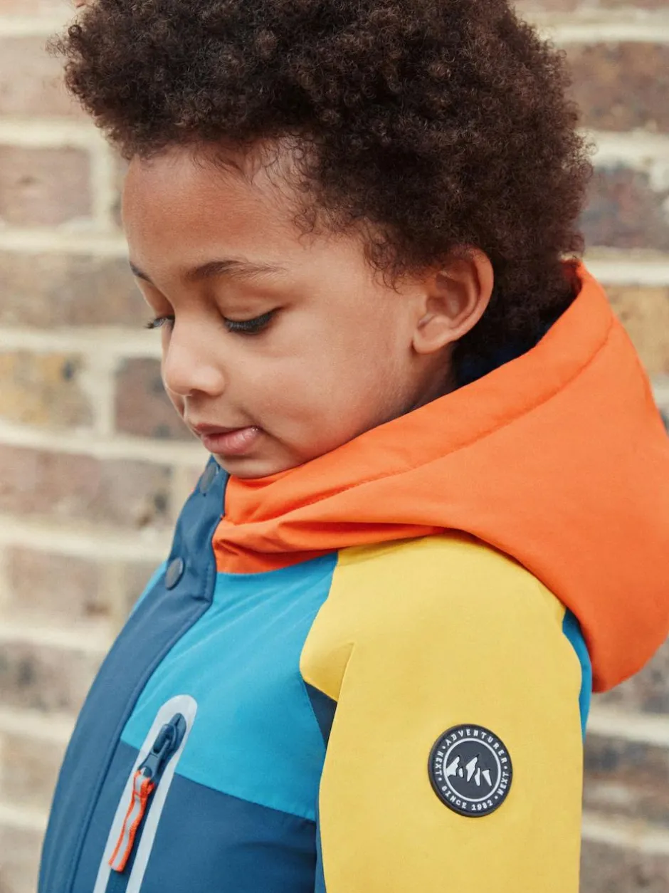 Next Waterproof Snowsuit (3mths-7yrs) Navy Colourblock Online