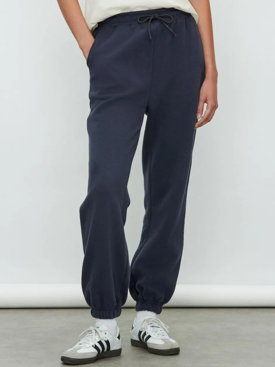 Next Essential Cuffed Jersey Joggers Navy Sale