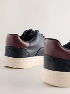 Next Lace-up Brogue Shoes Navy Outlet