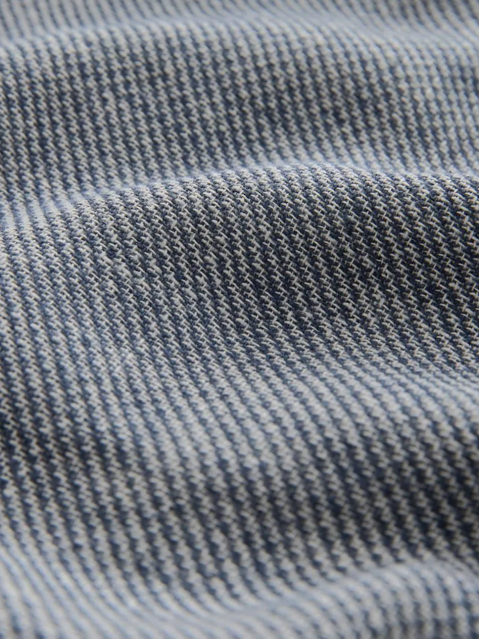Next Linen Blend Elasticated Waist Shorts Navy Sale