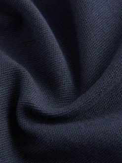 Next Navy Long Sleeve Polo Shirt (3-16yrs) New
